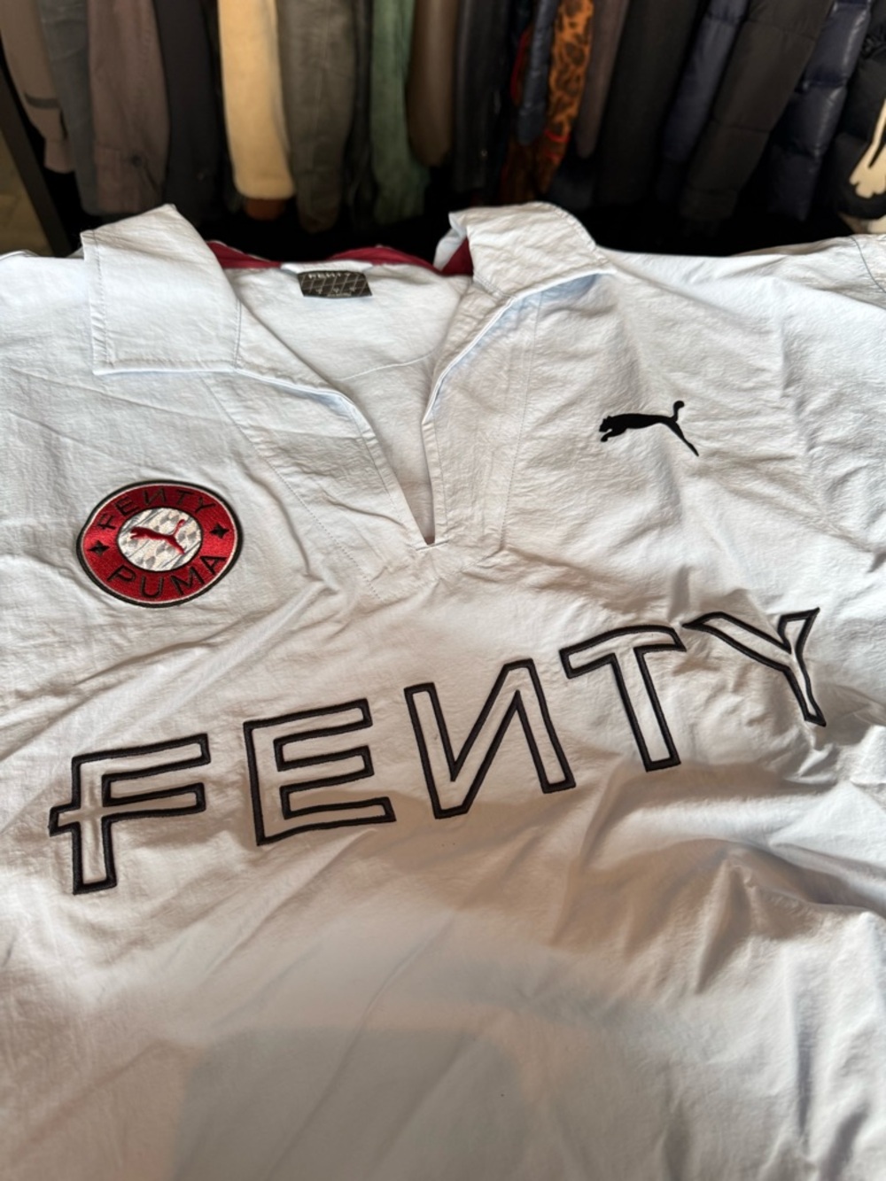 FENTY x PUMA Nylon Drill Top Pullover - Picture 10 of 16